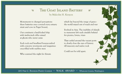 Malcolm Kenyon - The Goat Island Battery
