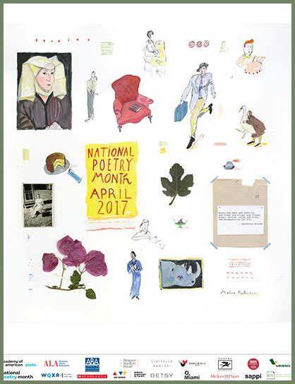 Image result for high resolution image of national poetry month poster